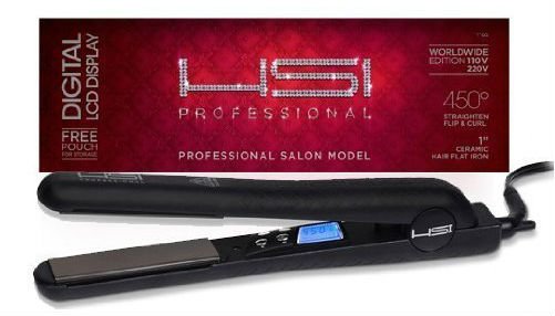 HSI Professional Digital Ceramic Tourmaline Ionic Flat Iron Hair Straightener