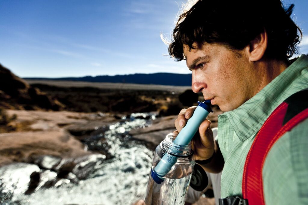 Drinking Water With LifeStraw